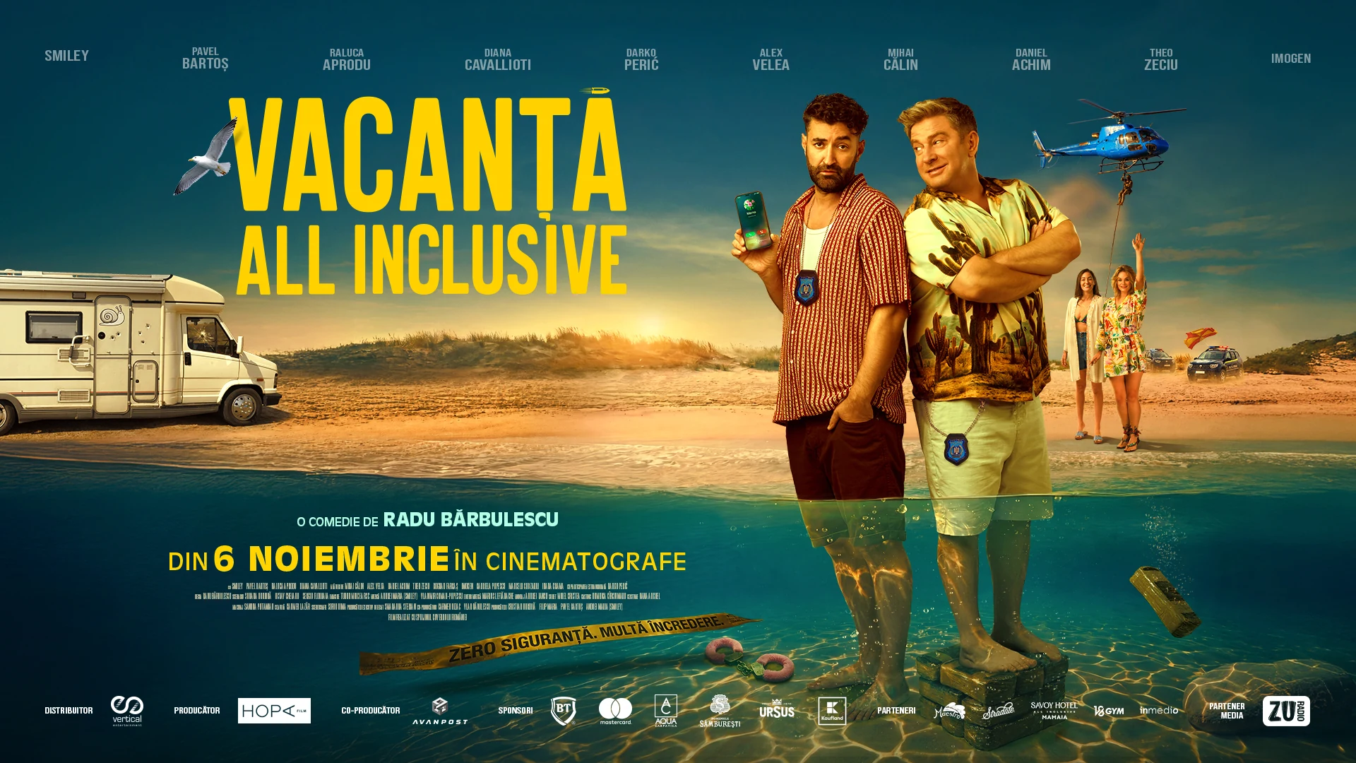 Afișul oficial Vacanța All Inclusive — din 6 noiembrie 2026 în cinematografe